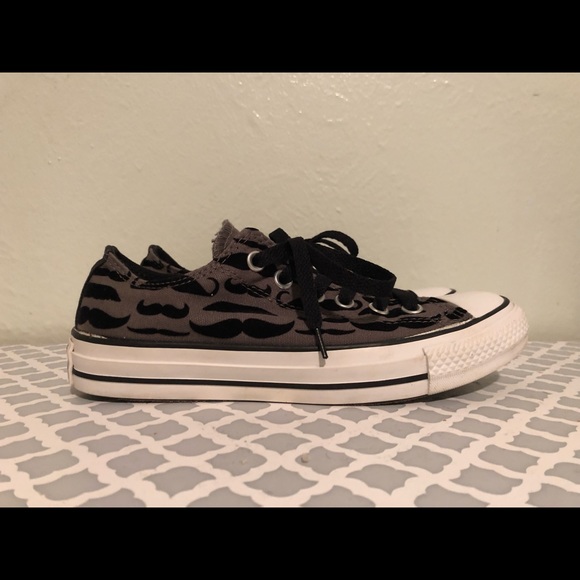mustache converse